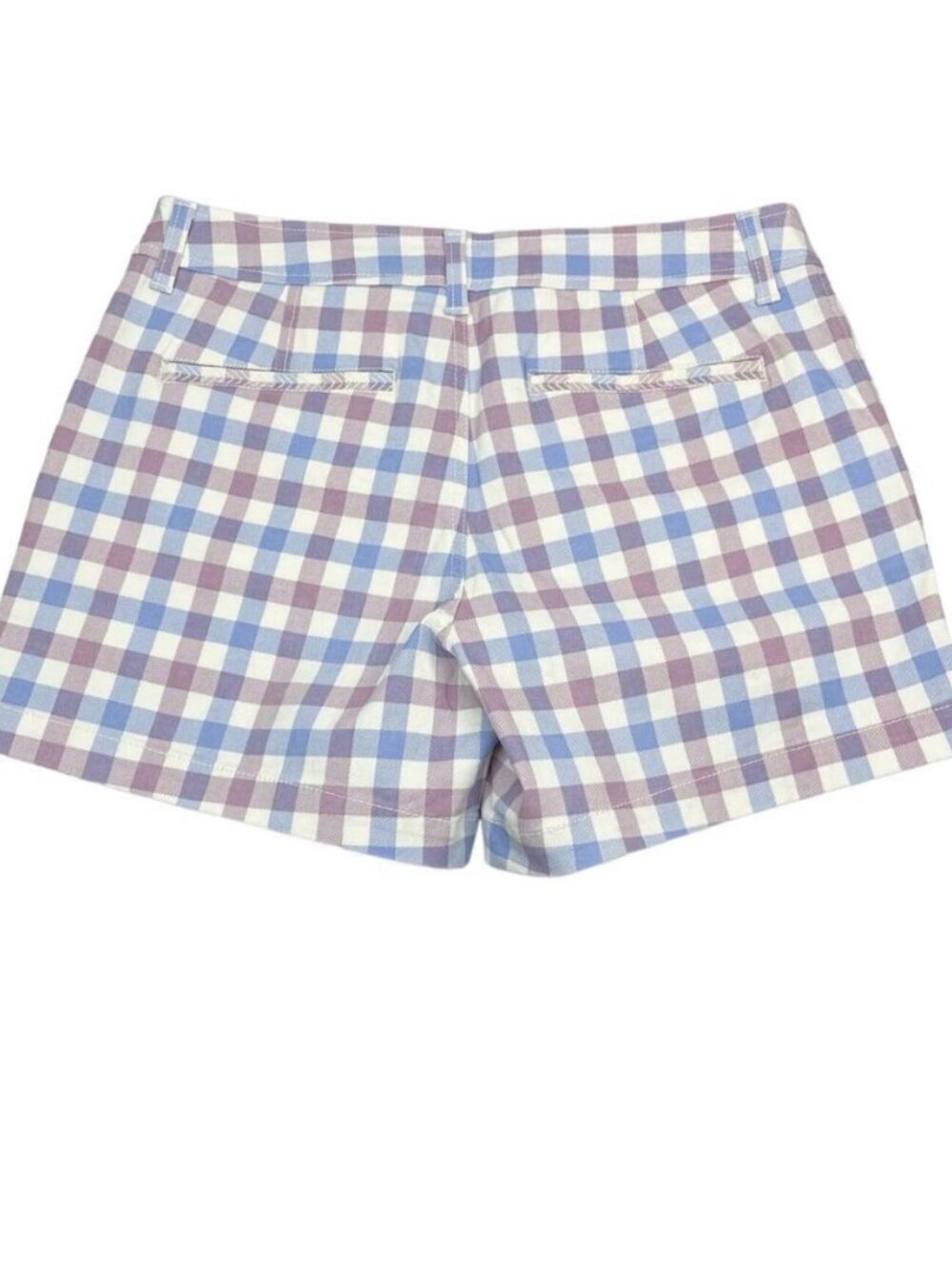 NWT Market & Spruce Plaid Shorts Size 8 Multi Color 5" Inseam Pockets - Picture 4 of 5